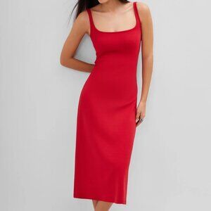Marcella nyc new york red crawford dress large
